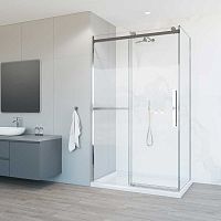 Vincea VSR-1CS8013CL Como Soft Душевой уголок 130х80 см, профиль хром/стекло прозрачное