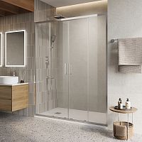 BelBagno LUCE LUCE-BF-2-140-C-Cr Душевая дверь в нишу