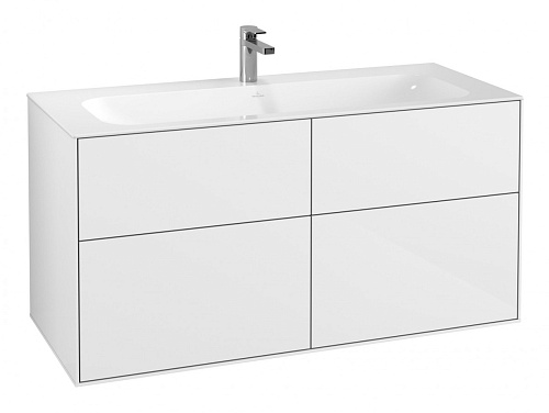 Villeroy & Boch F05000GF Finion Тумба под раковину 120х50 см, лак белый глянцевый (Glossy White Lacquer)