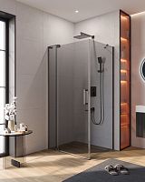 Cezares Slider SLIDER-AH-1-80-100/110-GRIGIO-GM Душевой уголок