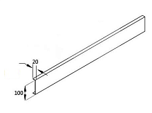 Cezares  TRAY-AS-AH-120/80-100-SCR Экран поддона