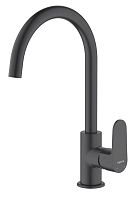 Aquatek AQ1282MB Оберон Смеситель для кухни, черный матовый