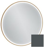 Jacob Delafon EB1290-S17 ODEON RIVE GAUCHE Зеркало 90 см, с подсветкой, рама серый антрацит сатин купить  в интернет-магазине Сквирел