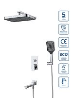 BelBagno DUE DUE-VDSET-CRM Душевой комплект встраиваемый