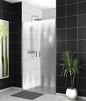 BelBagno UNO-B-2-110-CH-Cr Душевая дверь 190х110 см, стекло шиншилла/профиль хром