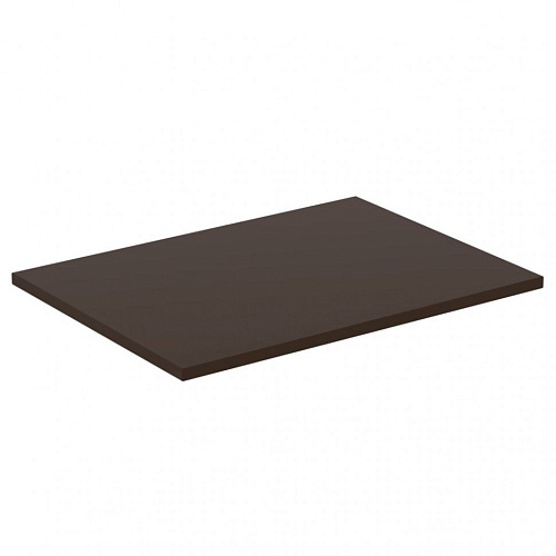Ideal Standard E0848VY Connect Air Столешница без выреза 60 см, Matt Dark Brown + Matt White (темно-коричневый матовый + белый матовый)
