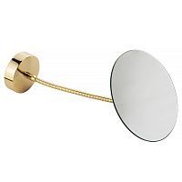 Migliore 29800 Fortis Зеркало оптическое настенное, без рамки на гибком держателе, золото купить  в интернет-магазине Сквирел