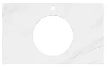 Kerama Marazzi PL5.SG507120R/80 Plaza Modern Столешницам под раковину, 80 см, Монте Тиберио/белый мрамор