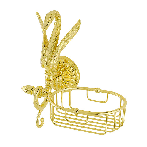 Migliore 26135 Luxor Решетка-корзинка настенная, золото купить в интернет-магазине Сквирел