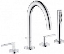 Kludi 204250515 Nova Fonte Puristic Смеситель для ванны/душа, хром