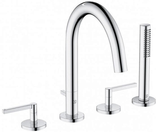 Kludi 204250515 Nova Fonte Puristic Смеситель для ванны/душа, хром