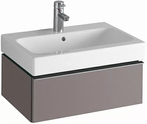 Geberit iCon 840262000 Шкафчик под раковину 595x240x477 мм платина, глянец, лак купить  в интернет-магазине Сквирел