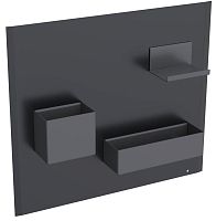 Комплект магнитной доски Geberit  449 x 388 x 75 мм, цвет: черный матовый купить  в интернет-магазине Сквирел