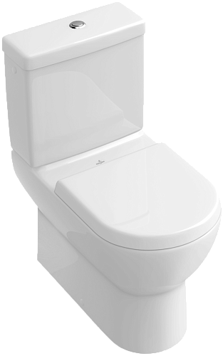 Villeroy & Boch 661010R3 Subway Чаша унитаза-компакта 37х68 см, Pergamon CeramicPlus