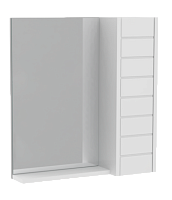 Creavit FG1060.01BKC Fuga Шкаф подвесной 60х65 см, ярко-черный