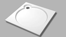 Cezares TRAY-S-A-90-56-W Душевой поддон, A-форма, белый
