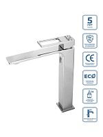 BelBagno LUC-LMC-CRM Luce Смеситель для раковины накладной, хром