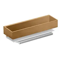 Keuco 11159030000 Edition 11 Корзинка для душа съемная, алюминий серебристый анодированный/бронза шлифованная