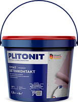 Plitonit Грунтовка PLITONIT Грунт БетонКонтакт- 1,5 Грунтовка купить недорого в интернет-магазине Сквирел