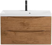BelBagno MARINO-1000-2C-SO-RN-P База под раковину 100х45 см, подвесная, Rovere Nature (натуральный дуб)