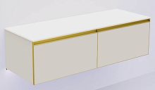 Armadi Art QUATRO 790-M2-140(70+70)-CM-MG+L Тумба под раковину