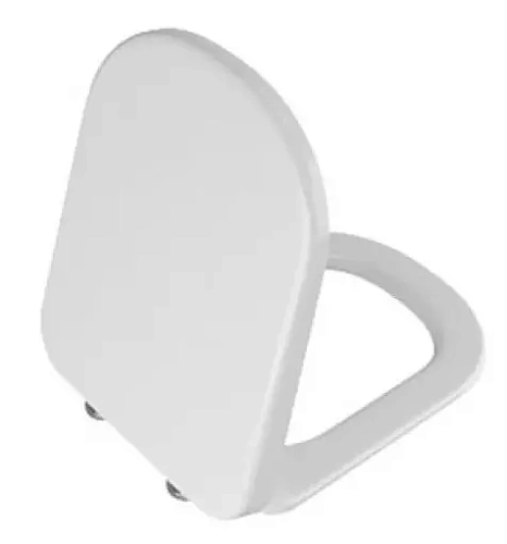 Vitra 104-003-009 D-Light Крышка-сиденье для унитаза с микролифтом, белое/петли хром