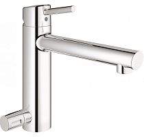 Grohe 31209001 Concetto New Смеситель для мойки, со средним изливом, с запорным вентилем, хром