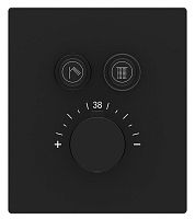 Vincea VSCV-321TMB Смеситель для душа, двухфункциональный, термостатический, черный матовый