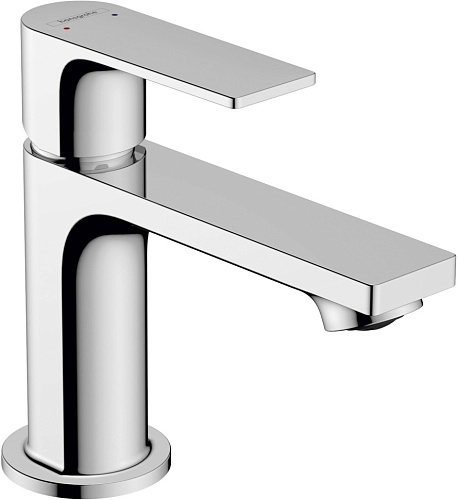 Hansgrohe 72553000 Rebris Смеситель для раковины E 80 CoolStart, со сливным гарнитуром, хром Hansgrohe 72553000 Rebris Смеситель для раковины E 80 CoolStart, со сливным гарнитуром, хром