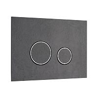 KKPol 350/PPK/421-00-03 Vitrum Grande V1 Orbis Смывная клавиша для инсталляции, Quartz, Pietra Grigia