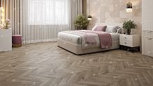 Каменно-полимерная плитка Alpine Floor Альпийский шеврон (Chevron Alpine) ECO 18-3 Дуб Натуральный Отбеленный Chevron