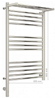 Сет № 1902 00-5806-8050, Полотенцесушитель электрический (Chrome)