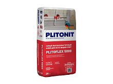 Plitonit PLITOFLEX 5000 серый клей эластичный 20 кг