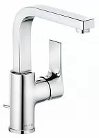 Kludi 480270565 Zenta SL Смеситель для раковины, с боковым управлением, с донным клапаном, хром