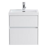 BelBagno PIETRA MINI-500AS-2C-SO-BL База под раковину 50х40 см, подвесная, Bianco Lucido (белый глянец) купить  в интернет-магазине Сквирел