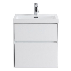 BelBagno PIETRA MINI-500AS-2C-SO-BL База под раковину 50х40 см, подвесная, Bianco Lucido (белый глянец)