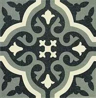 Плитка Mainzu Florentine Centro Florentine Black 20x20 (CentroFlorentineBlack) купить в интернет-магазине Сквирел