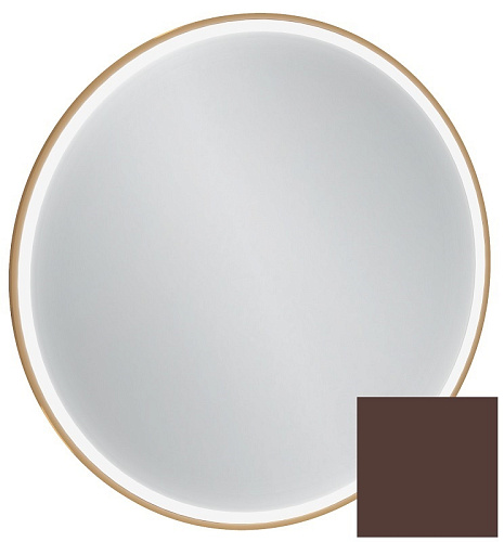 Jacob Delafon EB1290-F32 ODEON RIVE GAUCHE Зеркало 90 см, с подсветкой, рама ледяной коричневый сатин снято с производства