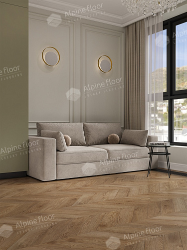 Ламинат Alpine Floor Chevron Art Дуб Эверест LF109-06, 550*112*12mm купить