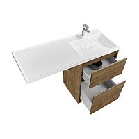 Aquaton 1A266901LHDR0 Лондри Тумба с раковиной 60 Дуб Рустикальный без фасада