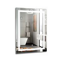 Azario ФР-00001378 Рига Зеркало подвесное, с подсветкой, 60х80 см, белое купить  в интернет-магазине Сквирел