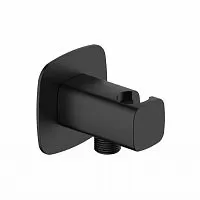 WasserKraft A327 Nuthe Подключение шланга, черный Soft-touch