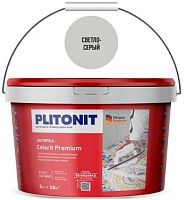 Plitonit COLORIT Premium светло-серая, 2 кг Цементная затирка