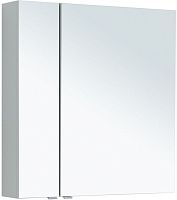 Aquanet 00277536 Алвита New Зеркальный шкаф без подсветки, 80х85 см, серый