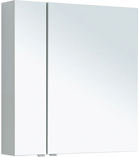 Aquanet 00277536 Алвита New Зеркальный шкаф без подсветки, 80х85 см, серый купить  в интернет-магазине Сквирел