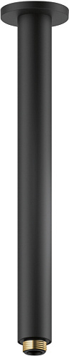 NOBILI AD138/64BM держатель верхнего душа потолочный 30 см,матовый черный купить в интернет-магазине Сквирел