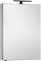 Aquanet 00183989 Алвита Зеркальный шкаф без подсветки, 60х85 см, серый