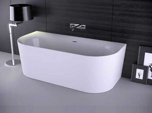 Knief Fresh 0100-231 wall ванна пристенная 180х80х60см, с щелевым переливом, без слив-перелива, цвет белый снято с производства