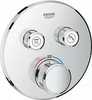 Grohe 29119000 Grohtherm SmartControl Смеситель для душа с термостатом, на 2 выхода, хром