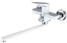 Osgard 59223 Solen White Смеситель для ванны, с длинным изливом, хром/белый